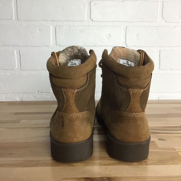 KODIAK leather lace up ankle boots brown size 5 - Picture 2 of 16